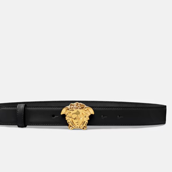Versace La Medusa Leather Belt 3 CM - Picture 8 of 12